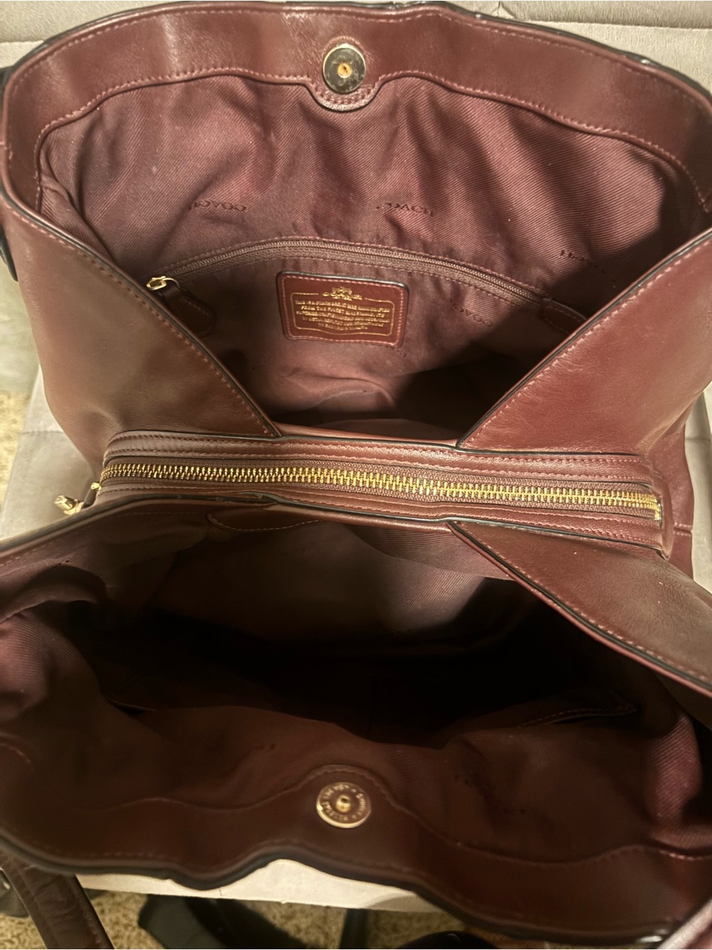 Coach Edie 31 Canyon Quilt Exotic Leather Shoulder Bag.2016 Rare - Picture 6 of 6